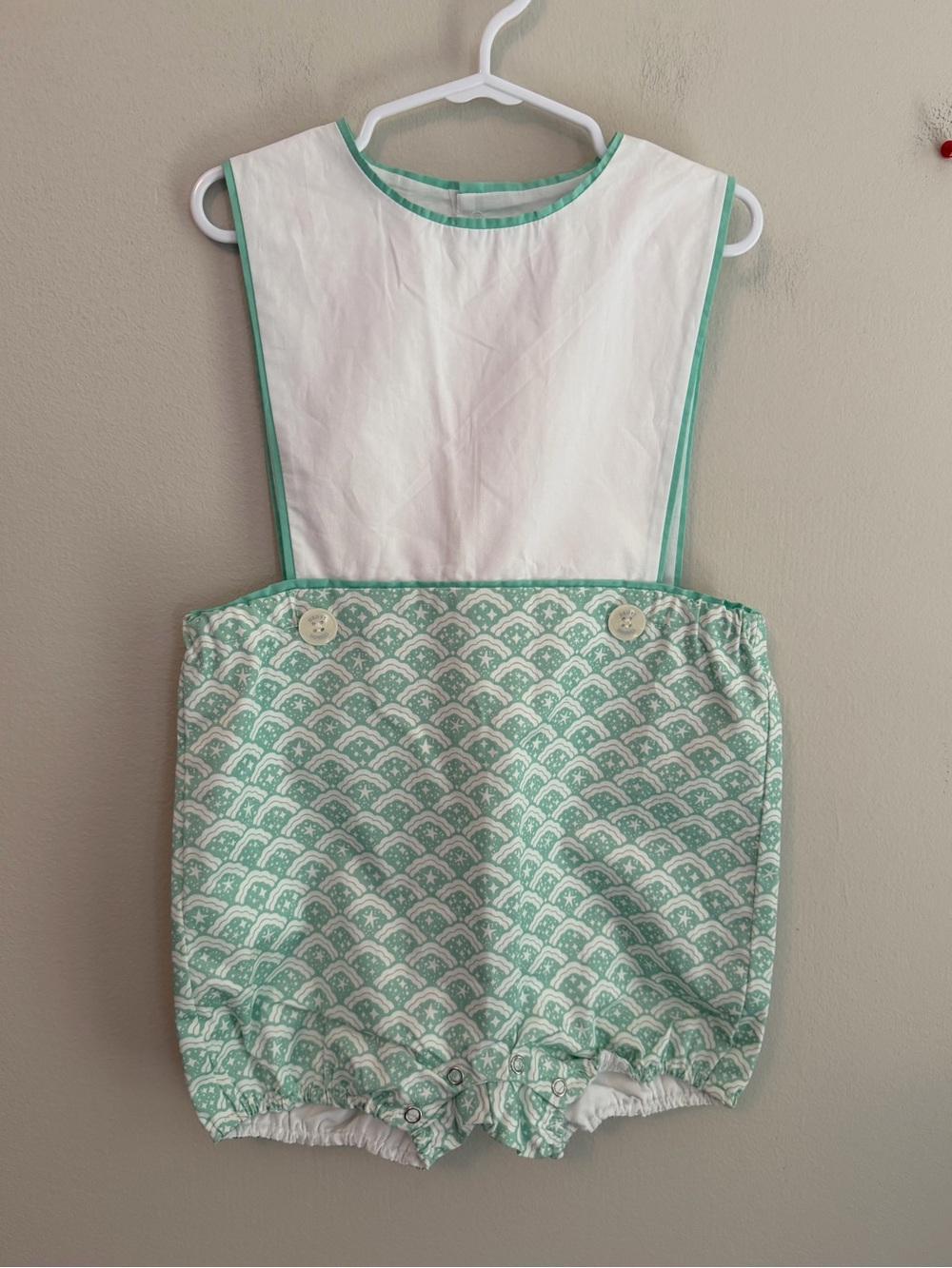 Henry Duvall Mint Green and White Bubble